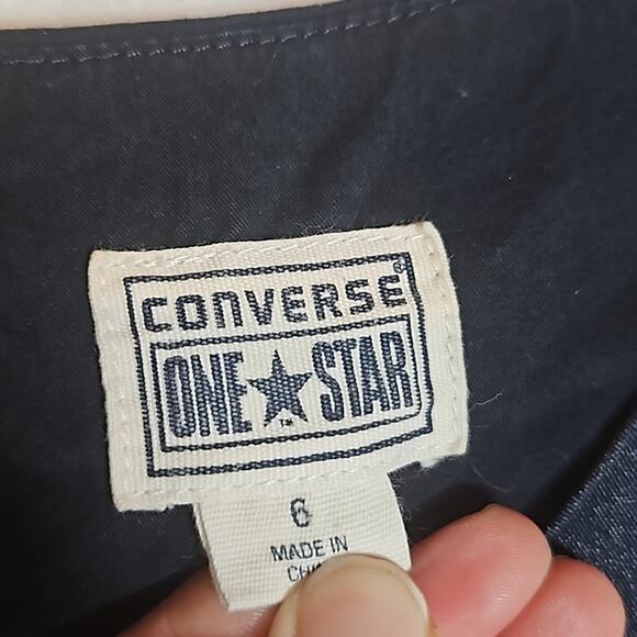 Converse One Star Navy Blue and White Long Sleeve Dress - Picture 5 of 10